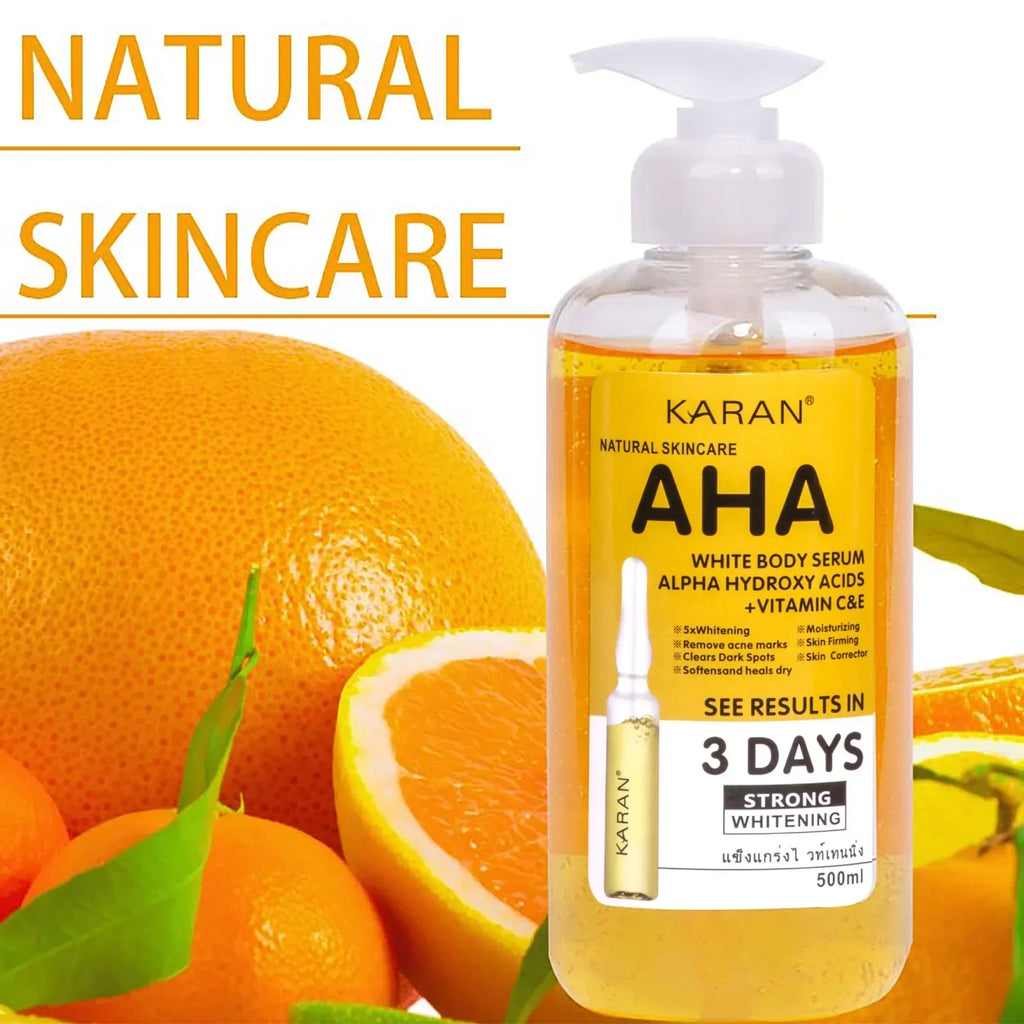 500ml Vitamin C&VE Face Serum VC Fruit Acid Brightening Repair Anti-aging Body Essence Alpha Hydroxy Acids (AHA) Essence Lootquake LLC