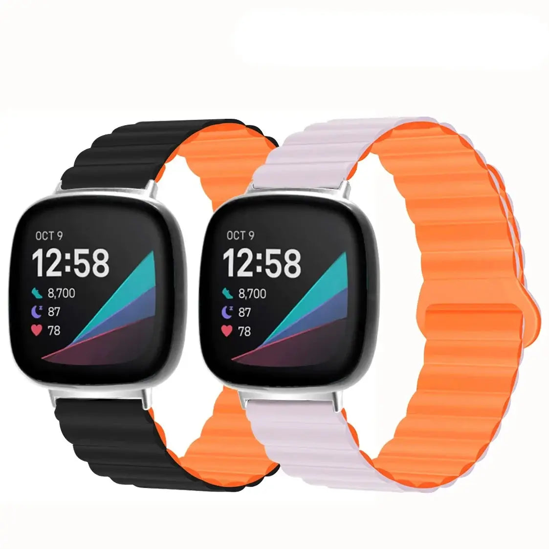 Fitbit Versa & Sense Silicone Band - Comfortable Design - SJB-DIAMOND ELITES
