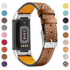 Fitbit Charge 5 6 Leather Strap - Stylish and Comfortable