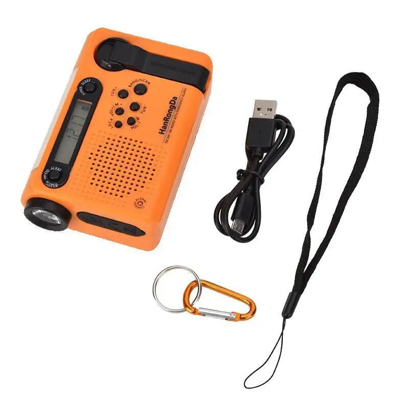 SolarWave 2000: 3-in-1 Crank Radio & Power Bank THRIXINE