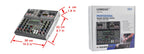 99 DSP Effects Mixing Console Podcast Mini 4/6 Channels Sound Audio Mixer Individual 48V Bluetooth USB PC Play Record AM-AX4/6 Lootquake LLC