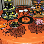 Halloween Decorations Set Spider Web Table Runner Fireplace Scarf Cover Tablecloth 3D Bats Wall Stickers Halloween Party Decor Lootquake LLC