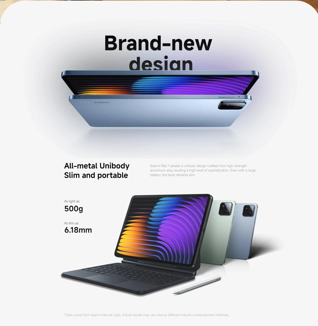 Global Version Xiaomi Pad 7 11.2'' Xiaomi HyperAI 144Hz 3.2K Display Snapdragon 7+ Gen 3 Octa core Processor 45W 8850mAh Battery Lootquake LLC