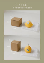 INS Decorative Fragrance Gift Lemon Candle DIY Fragrance Birthday Gift with Hand Gift Imitation Fruit Candle Scented Candles Lootquake LLC
