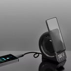 3 In 1 Wireless Bluetooth Speaker Fashion Portable Outdoor Speaker with LED Display Alarm Clock and Fast Charger Lootquake LLC