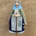 Halloween Kitchen Witch Doll Witch Doll Door Decor Good Luck Charm Home Charming Festive Antique-Inspired Decor Home Decoration