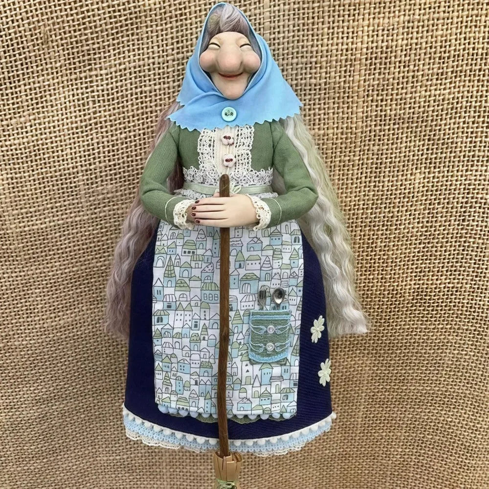 Halloween Kitchen Witch Doll Witch Doll Door Decor Good Luck Charm Home Charming Festive Antique-Inspired Decor Home Decoration