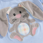 ma&baby 6M-4Y Easter Toddler Kid Baby Boys Clothes Sets Summer Outfits Bunny Short Sleeves T-Shirt  Plaid Shorts