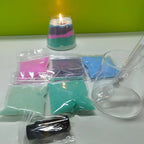 FPOO Scented Candle Making Kit DIY Handmade aromatic Paraffin mold Candle Wick Sand Painting Making Tools Home Decoration Candle