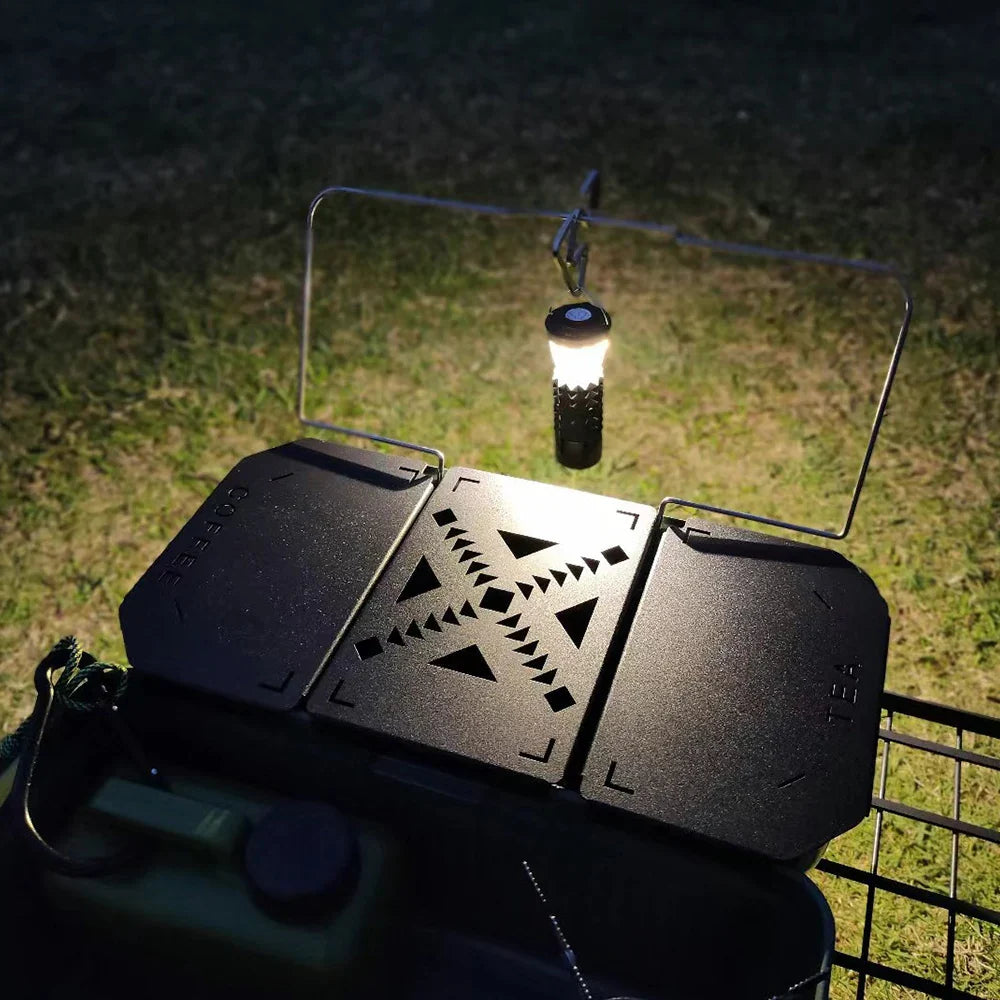 Aluminum Alloy Folding Table Top for Stanley Lunch Box 9.4L - Versatile Outdoor Camping Gear!