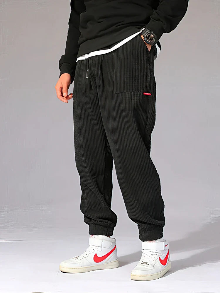 CozyRide Thermal Corduroy Joggers - Men's Sport Fit THRIXINE