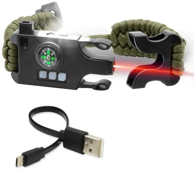 Tactical Survival Wristband Bracelet