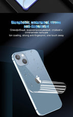 Full Cover Back Film For iPhone 14 13 11 12 Pro MAX Mini Screen Protector XR X XS Max 7 8 6S Plus SE Accessories Full Screen Protector Explosion-Proof Back Film