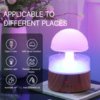 Mi Mushroom Air Humidifier Wireless Fragrance Diffuser Bedroom Essential Oils Diffuser Rain Cloud Night Light Home Appliance Lootquake LLC