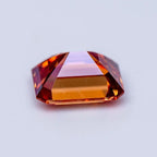Moissanite Stone Emerald Cut Watermelon Red Color Lab Grown Gemstone Diamond Charms Woman Jewelry Making With GRA Certificate