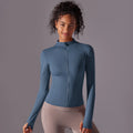 Women's Full Zip Yoga Top With Thumbholes - SJB-DIAMOND ELITES
