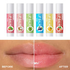 Fresh Fruit Lip Balm Lip Oil Moisturizing Clear Transparent Lipstick Long Lasting Hydrating Lipgloss Cosmetic Lip Gloss Base Gel