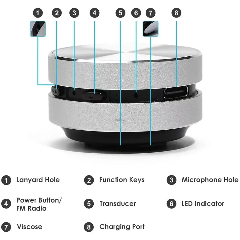 2025 Hot Bone Conduction Speaker Bluetooth-Compatible TWS Wireless Stereo Sound Hummingbird Speaker With FM Radio Dropshipping Lootquake LLC