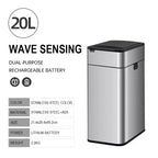 Smart Trash Can 20L 30 40 50 60 Liters Wastebasket Large Kitchen Garbage Cube Home Automatic Stainless Steel Garbage Bin Dustbin Lootquake LLC