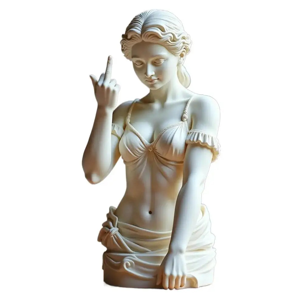 Statue Of Vienna Goddess Funny Goddess Statue 3D Resin Craft Ornaments Unique Design Cultural Symbol Office Home Decoration 2025