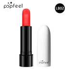 High Quality Popfeel Waterproof Lasting Matte Luxury Velvet Lipstick Make up Smudge-Free Pigmented Lipsticks Lip Gloss Cosmetics Lootquake LLC