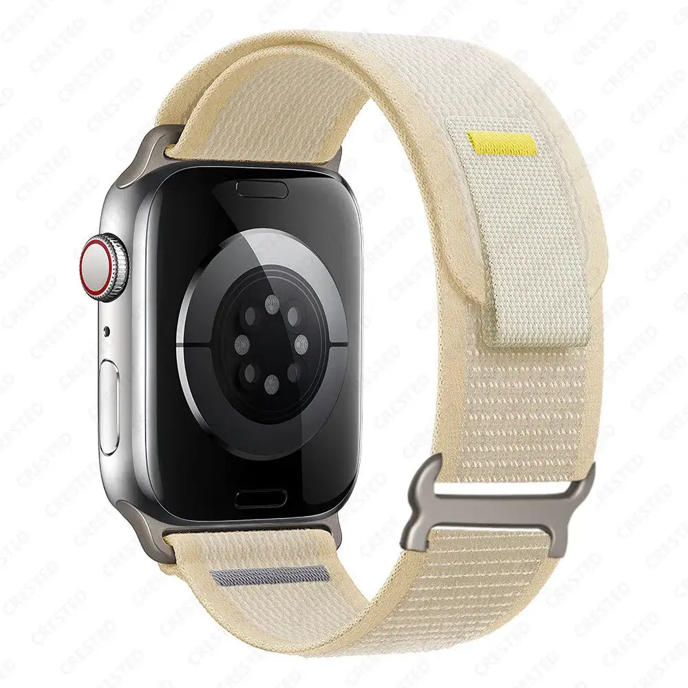Apple Watch Nylon Strap - Durable Breathable Velcro Band - SJB-DIAMOND ELITES