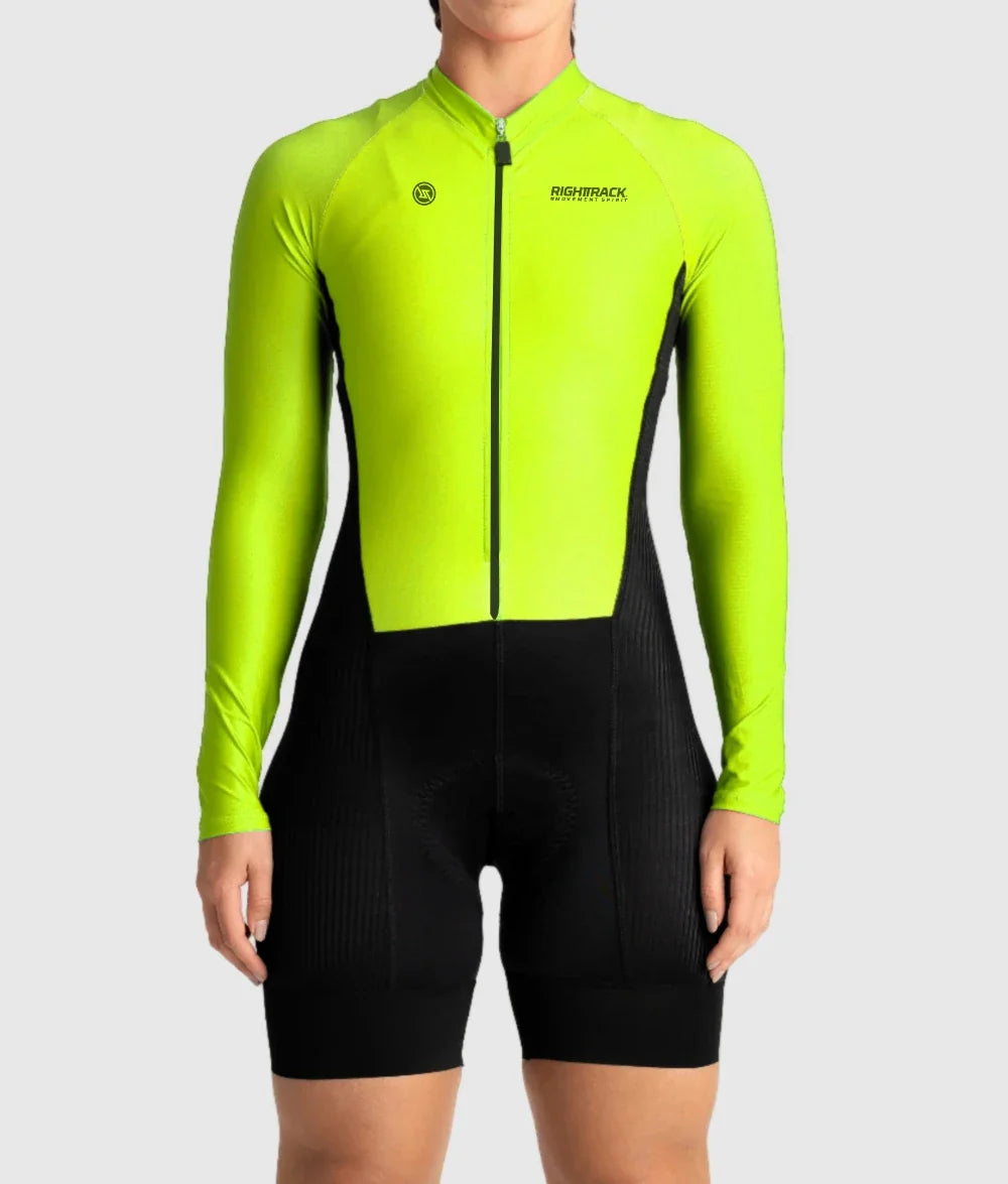 RightTrack Women’s Long Sleeve Cycling Skinsuit