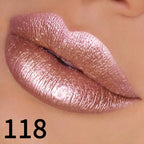 19 colors glitter lipstick hydrating red pink sparkling shine lip color highly pigmented lip tints metallic finish lip makeup Lootquake LLC