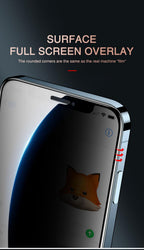200D Anti Glare Tempered Glass For iPhone 13 12 11 14 Pro Max Mini Privacy Screen Protector iPhone 14 7 8 Plus XR X Screen Glass Anti Spy Tempered Glass Screen Protector Full Coverage Stevvex