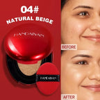 Face Air Cushion Foundation 6 Colors Concealer Foundation Lasting Full Coverage Liquid Foundation Moisturizing BB Cream Makeup Lootquake LLC