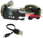 Tactical Survival Wristband Bracelet