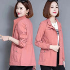 2023 New Spring Women's Jackets Causal Windbreaker Famale Thin Basic Coat Lightweight Jacket Outwear Women Clothing Lootquake LLC