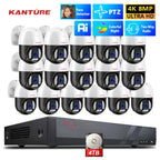 XMEYE 16CH POE NVR Kit 4K PTZ Security Camera System 8MP Ai Face Detect Two Way Audio Waterproof Colorfull Night Vision Camera Lootquake LLC