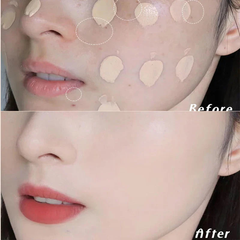 Mousse Foundation Cream Cushion Compact Moisturizing lasting Waterproofing Concealer High Coverage Foundation Korean Makeup Base Lootquake LLC