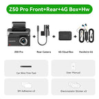 2025 New DDPAI Dash Cam Z50 Pro 4K Car DVR Night Vision 5GHz Wi-Fi GPS ADAS 24h Parking mode Support Front and Rear Camera Lootquake LLC