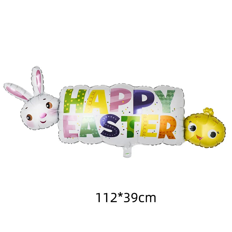 Easter Bunny Inflatables Balloon Decorations Standing Carrot Balloons Cute Carrot Rabbit Happy Easter Party Birthday Decorations Lootquake LLC