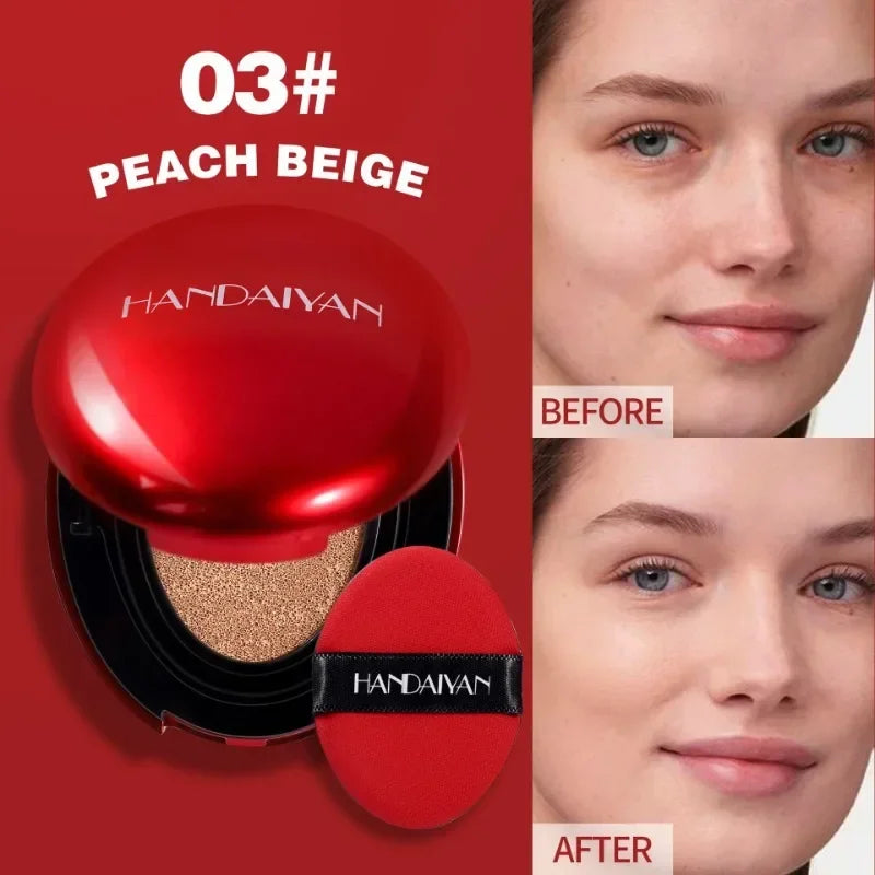Face Air Cushion Foundation 6 Colors Concealer Foundation Lasting Full Coverage Liquid Foundation Moisturizing BB Cream Makeup Lootquake LLC