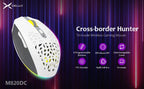 Delux M820DC PAW3335 Wired + Wireless + Bluetooth Gaming Mouse 80 Million Clicks 16000 DPI RGB Rechargeable Mice For Computers Lootquake LLC