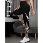 Leopard Print High Waist Yoga Leggings