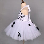 Halloween Animal Cosplay Costume for Children Forest Theme Cows Tiger Giraffe Leopard Zebra Tutu Dresses Performance Dance Sets