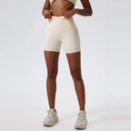 Ultra Comfort High-Waist Yoga Shorts THRIXINE