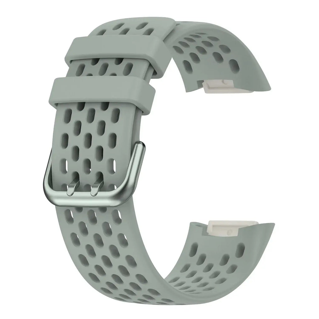 Fitbit Charge 5 6 Silicone Band - Soft Flexible Waterproof - SJB-DIAMOND ELITES