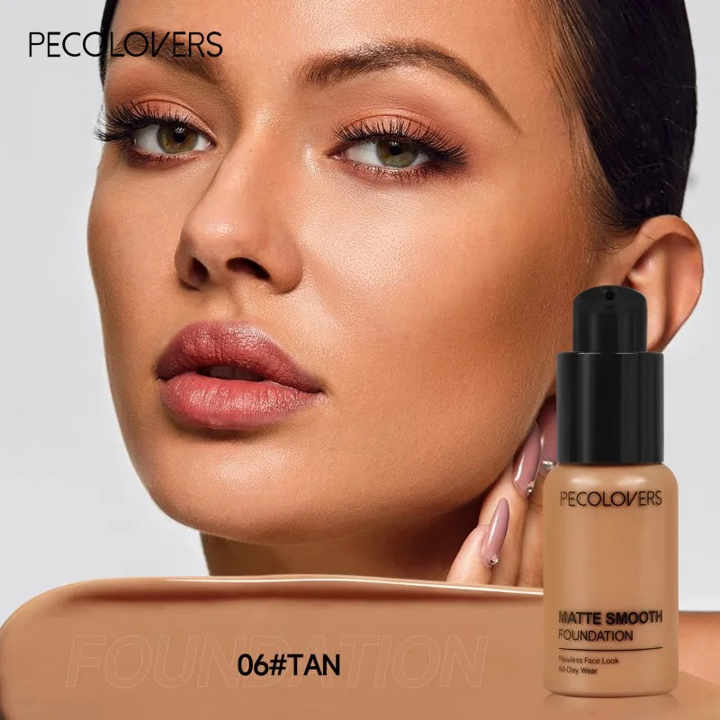 Facial Liquid Foundation 30ml High Coverage Waterproof and Sweatproof Concealer Makeup Foundation Liquid Foundation Makeup Lootquake LLC