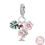 S925 Sterling Silver Princess Golf Hamster Camera Travel Three Piece Set Charms Beads 3mm DIY Fine Jewelry Making Lootquake LLC