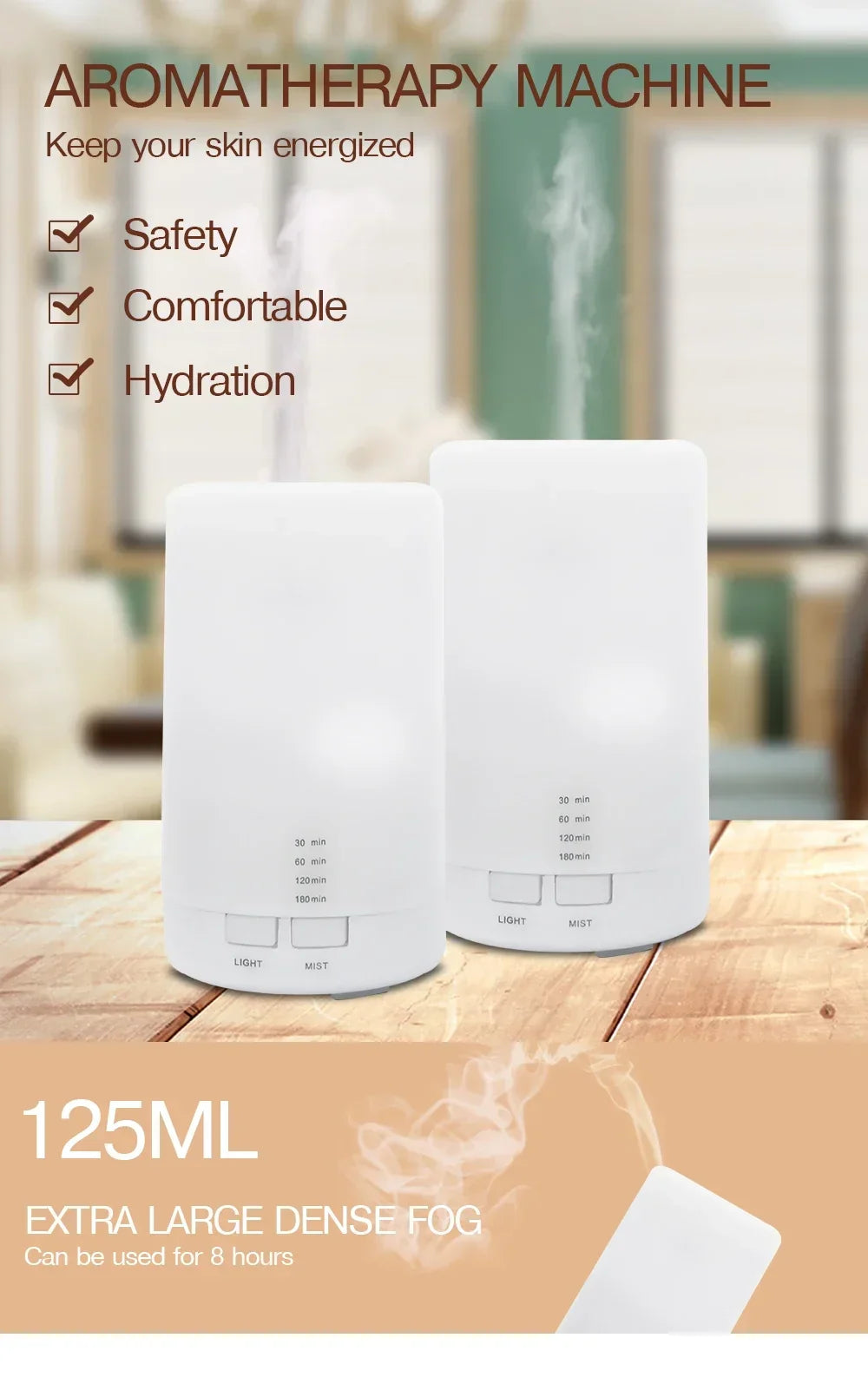 Air Humidifier USB Aroma Diffuser Essential Oil Purifier Aromatherapy Electric Smell Distributor For Home fragrance Car Bedroom