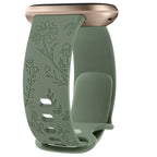 Fitbit Versa & Sense Silicone Band - Durable Floral Design - SJB-DIAMOND ELITES