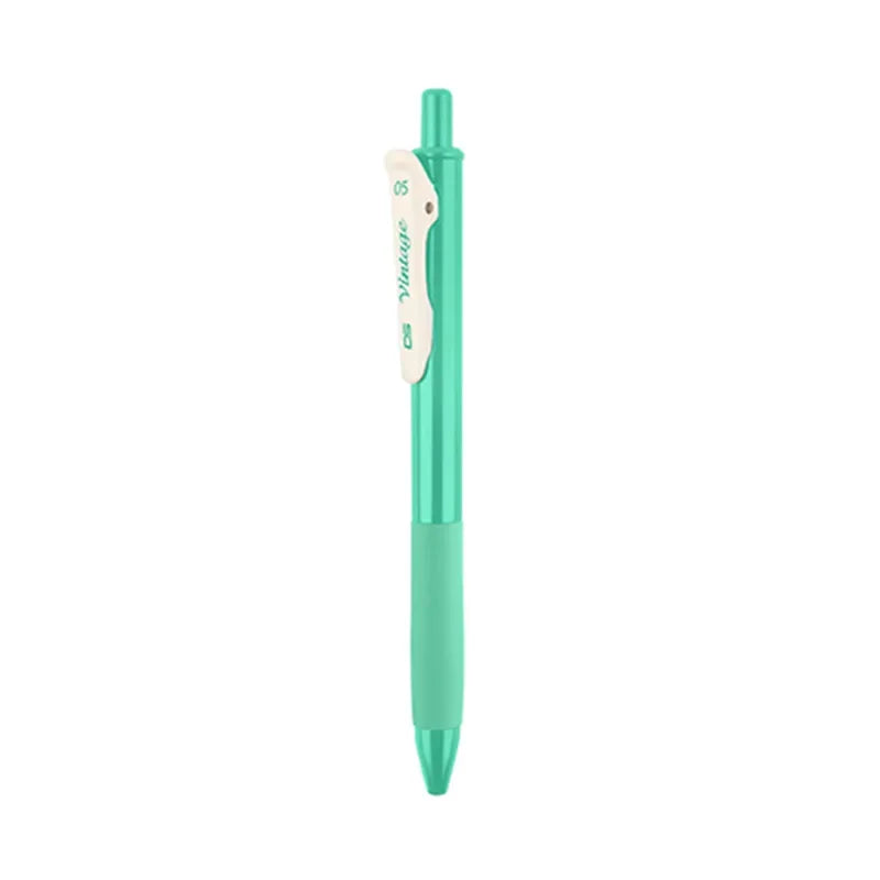 1pc Quick Dry Retro New Color Gel Ink Pen 0.5mm Vintage Pen for Journaling DIY Gift Card Coloring Drawing School Office Supplies Lootquake LLC
