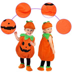 Kids Cosplay Costumes Children Halloween Pumpkin Costume with Hat Cosplay for Baby Girl Boy Stage Party Clothing Lootquake LLC