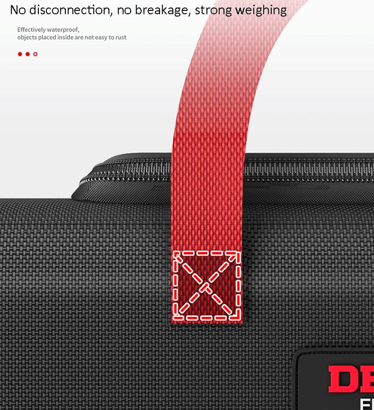 DELIXI ELECTRIC Tool Bag Oxford Cloth Portable Storage Bag, Professional Electrician and Carpenter Repair, Home Storage, HandBag Lootquake LLC