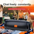 Dushoo Bluetooth Speaker Fm Voice Broadcasting Portable Subwoofer Wireless Speaker Dual Speaker Stereo Outdoor Tfusb Playback Lootquake LLC